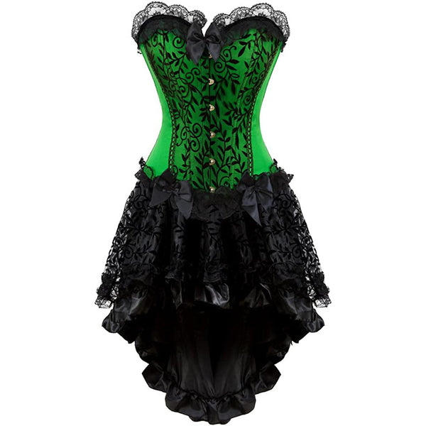 Renaissance Corsets Halloween Victorian Vampire Costumes Set