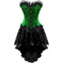 Renaissance Corsets Halloween Victorian Vampire Costumes Set