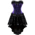 Renaissance Corsets Halloween Victorian Vampire Costumes Set