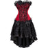 Renaissance Corsets Halloween Victorian Vampire Costumes Set
