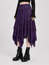 Womens Renaissance Skirt Asymmetrical Flowy Goth Skirt