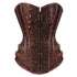 Women Faux Leather Steampunk Carnival Party Bustiers Corset Top