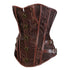 Women Faux Leather Steampunk Carnival Party Bustiers Corset Top