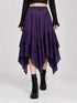 Womens Renaissance Skirt Asymmetrical Flowy Goth Skirt