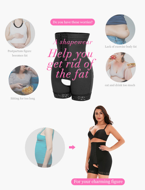 Faja Shapewear Control Panties Butt Lifters Shorts Snatched Body Shaper Girdles