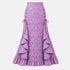 Women's Gothic Lace-Up Drawstring Tiered Ruffle Maxi Long Mermaid Pencil Skirt