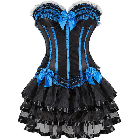 Corset Skirt Renaissance Corset Dress for Women Burlesque Corsets Costumes