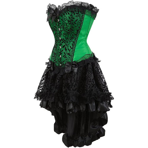 Renaissance Corsets Halloween Victorian Vampire Costumes Set