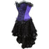 Renaissance Corsets Halloween Victorian Vampire Costumes Set