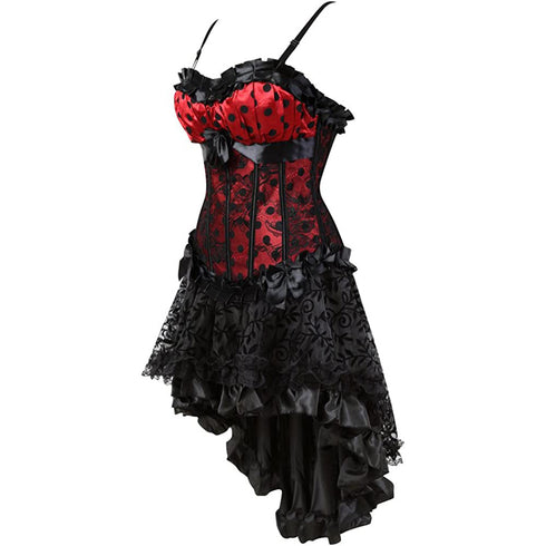 Renaissance Corsets Halloween Victorian Vampire Costumes Set