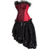 Renaissance Corsets Halloween Victorian Vampire Costumes Set