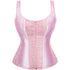 Fashion Women Waist Cincher Overbust Brocade Vest Corset