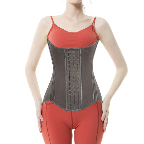 Breathable Latex Waist Trainer for Women 19 Steel Boned Underbust Body Shaper Fajas