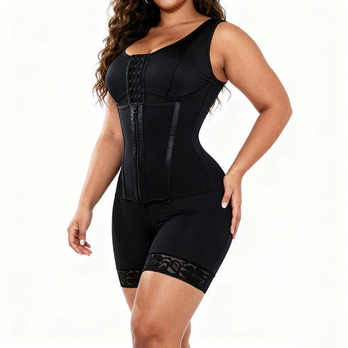Overbust Fajas Colombianas Shapewear for Women Body Shaper with Adjustable Strap
