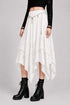 Womens Renaissance Skirt Asymmetrical Flowy Goth Skirt