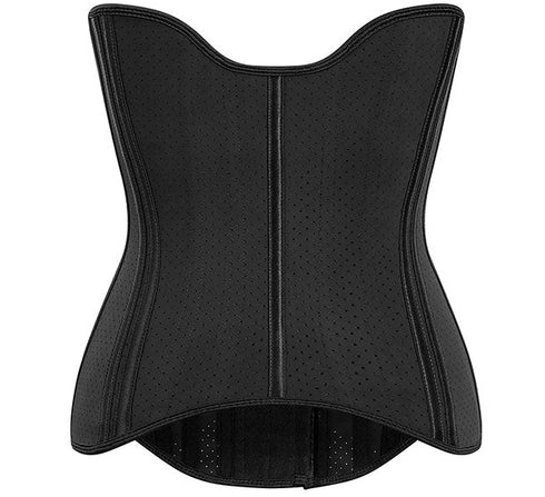 Breathable Latex Waist Trainer for Women 19 Steel Boned Underbust Body Shaper Fajas
