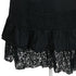 Women's Steampunk Gothic Clothing Vintage Cotton Black Lace Skirts