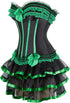Corset Skirt Renaissance Corset Dress for Women Burlesque Corsets Costumes