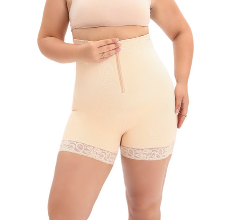 Butt Lifter Shapewear Tummy Control Shorts For Women With Hook Zipper Closure Body Shaper Wear