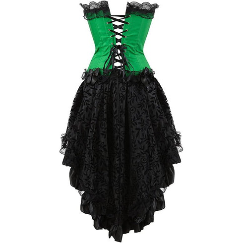 Renaissance Corsets Halloween Victorian Vampire Costumes Set