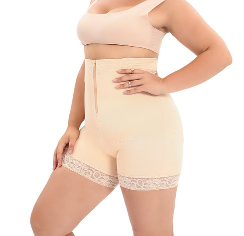 Butt Lifter Shapewear Tummy Control Shorts For Women With Hook Zipper Closure Body Shaper Wear