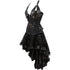 Machinery Steampunk Corset Womens Party Costume Skirt Set