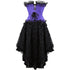 Renaissance Corsets Halloween Victorian Vampire Costumes Set