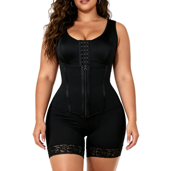 Overbust Fajas Colombianas Shapewear for Women Body Shaper with Adjustable Strap