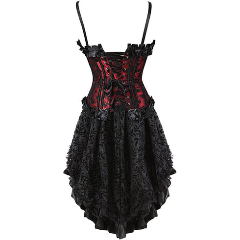 Renaissance Corsets Halloween Victorian Vampire Costumes Set