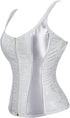 Fashion Women Waist Cincher Overbust Brocade Vest Corset