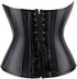 Cool Artificial Leather PU Tunic Belly Overbust Corset