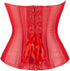 Cool Artificial Leather PU Tunic Belly Overbust Corset