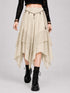 Womens Renaissance Skirt Asymmetrical Flowy Goth Skirt