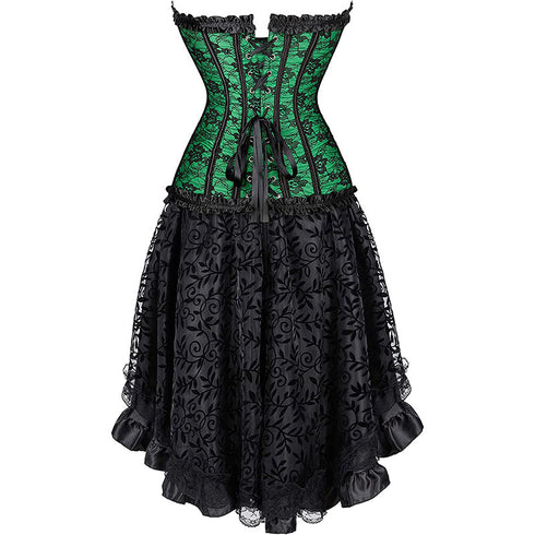 Renaissance Corsets Halloween Victorian Vampire Costumes Set