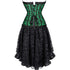 Renaissance Corsets Halloween Victorian Vampire Costumes Set