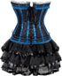 Corset Skirt Renaissance Corset Dress for Women Burlesque Corsets Costumes