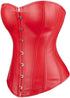 Cool Artificial Leather PU Tunic Belly Overbust Corset