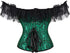 Women Corset Top with Lace Sleeve Bustier Waist Cincher Costume Tops