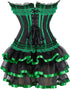 Corset Skirt Renaissance Corset Dress for Women Burlesque Corsets Costumes