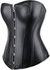 Cool Artificial Leather PU Tunic Belly Overbust Corset