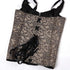 Fashion Women Waist Cincher Overbust Brocade Vest Corset