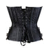 Women Faux Leather Steampunk Carnival Party Bustiers Corset Top