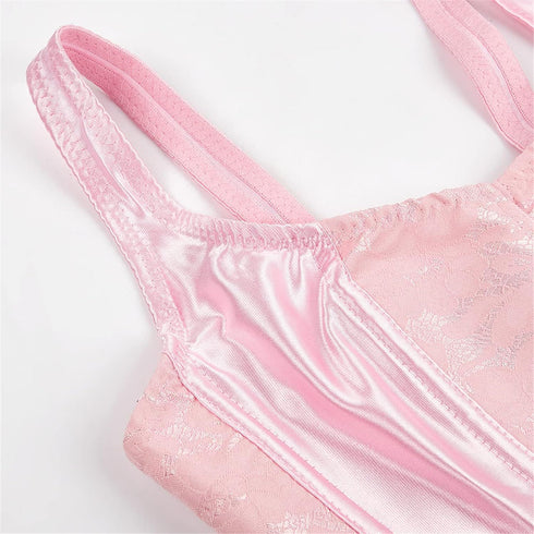 Fashion Women Waist Cincher Overbust Brocade Vest Corset