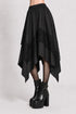 Womens Renaissance Skirt Asymmetrical Flowy Goth Skirt
