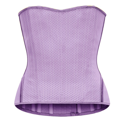 Women Breathable Latex Waist Trainer 19 Steel Boned Underbust Body Shaper Fajas