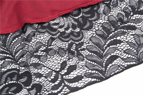 Classical Steampunk Gothic Lace Skirt For Corset