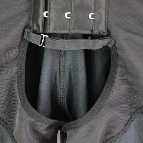 Men Body Shaper Tummy Control Jumpsuit Adjustable Shapewear Open Crotch Bodysuit