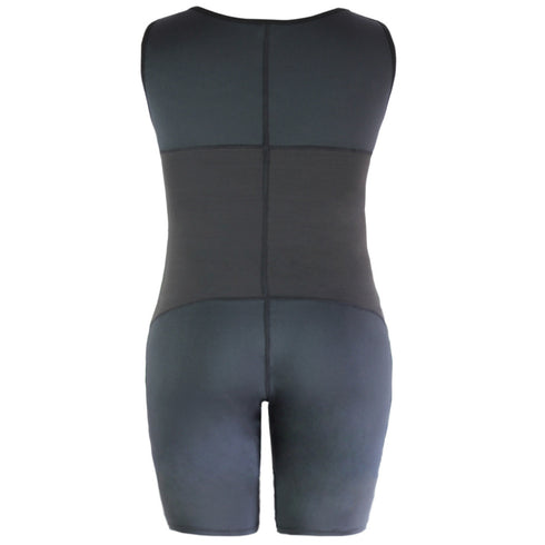 Men Body Shaper Tummy Control Jumpsuit Adjustable Shapewear Open Crotch Bodysuit