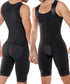 Men's Full Body Shaper Compression Abs Abdomen Shapewear with Zipper Breathable
