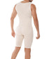 Men's Full Body Shaper Compression Abs Abdomen Shapewear with Zipper Breathable
